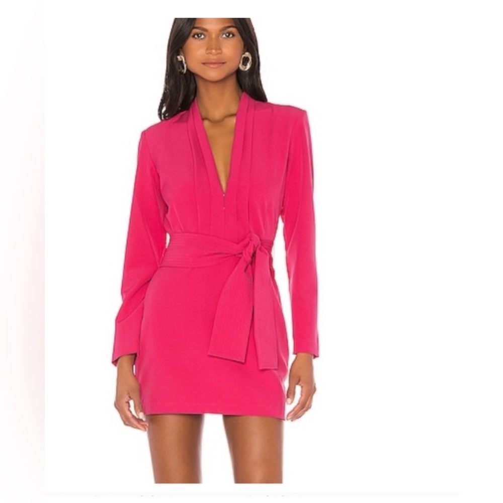 Karina Grimaldi/Revolve Benjamin Solid Mini Dress… - image 1